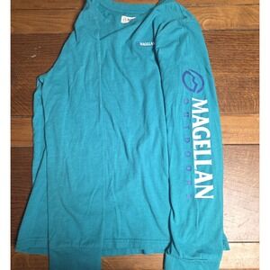 Boys‎ Magellan Outdoors Long Sleeve Shirt - Large Teal
